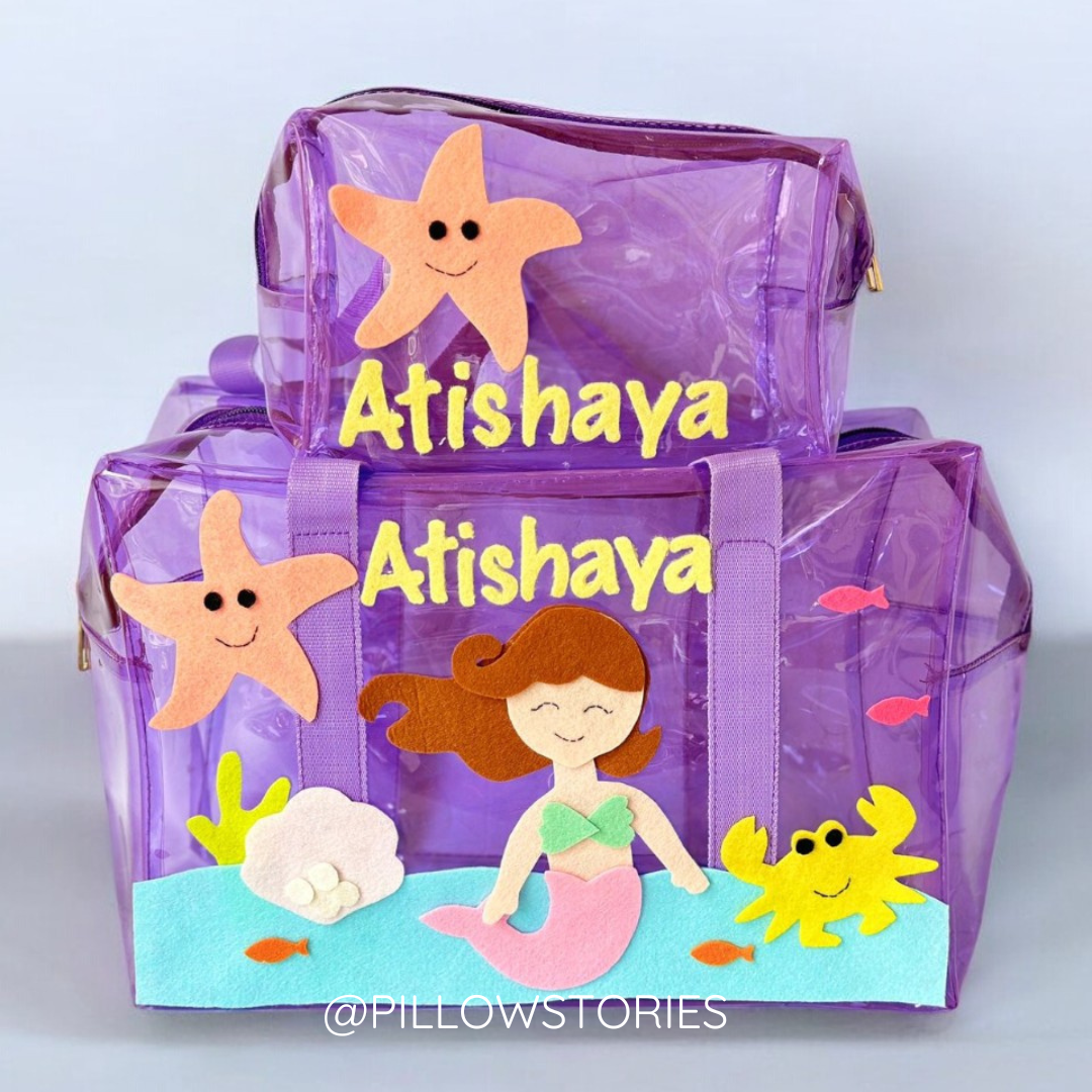 Personalized Mermaid Duffle Bag