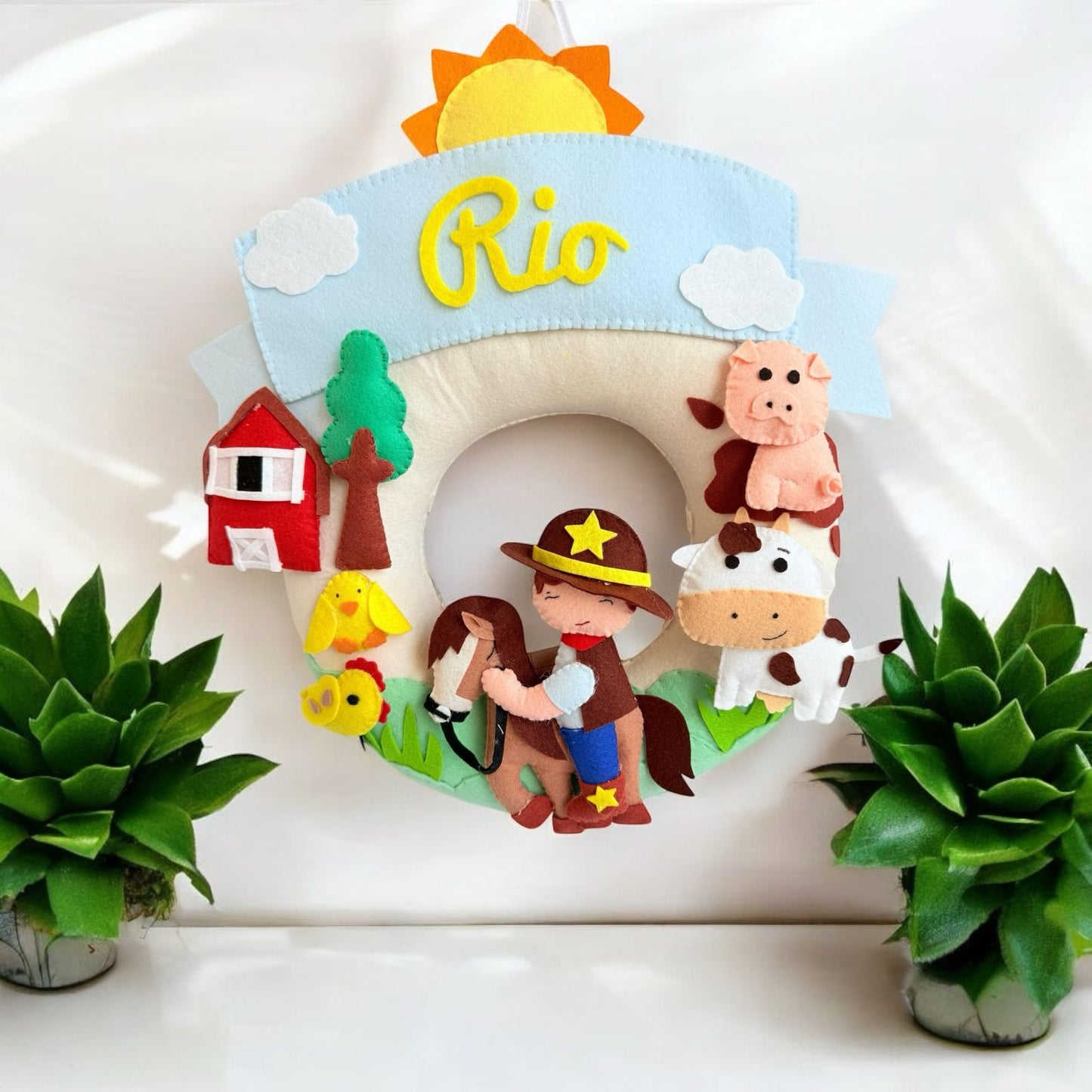 Farmyard Friends Wall Hanging