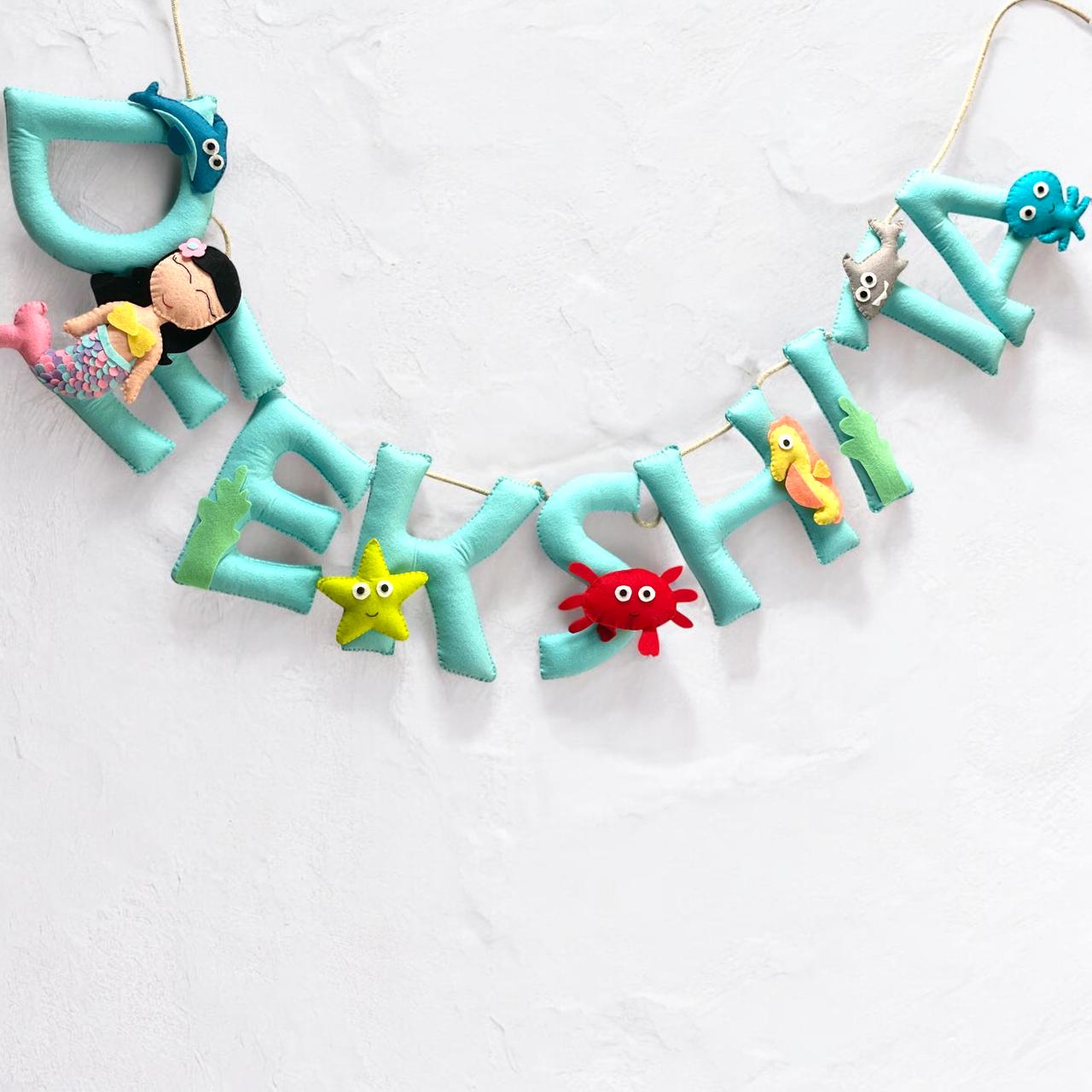 Underwater Mermaid Theme Bunting