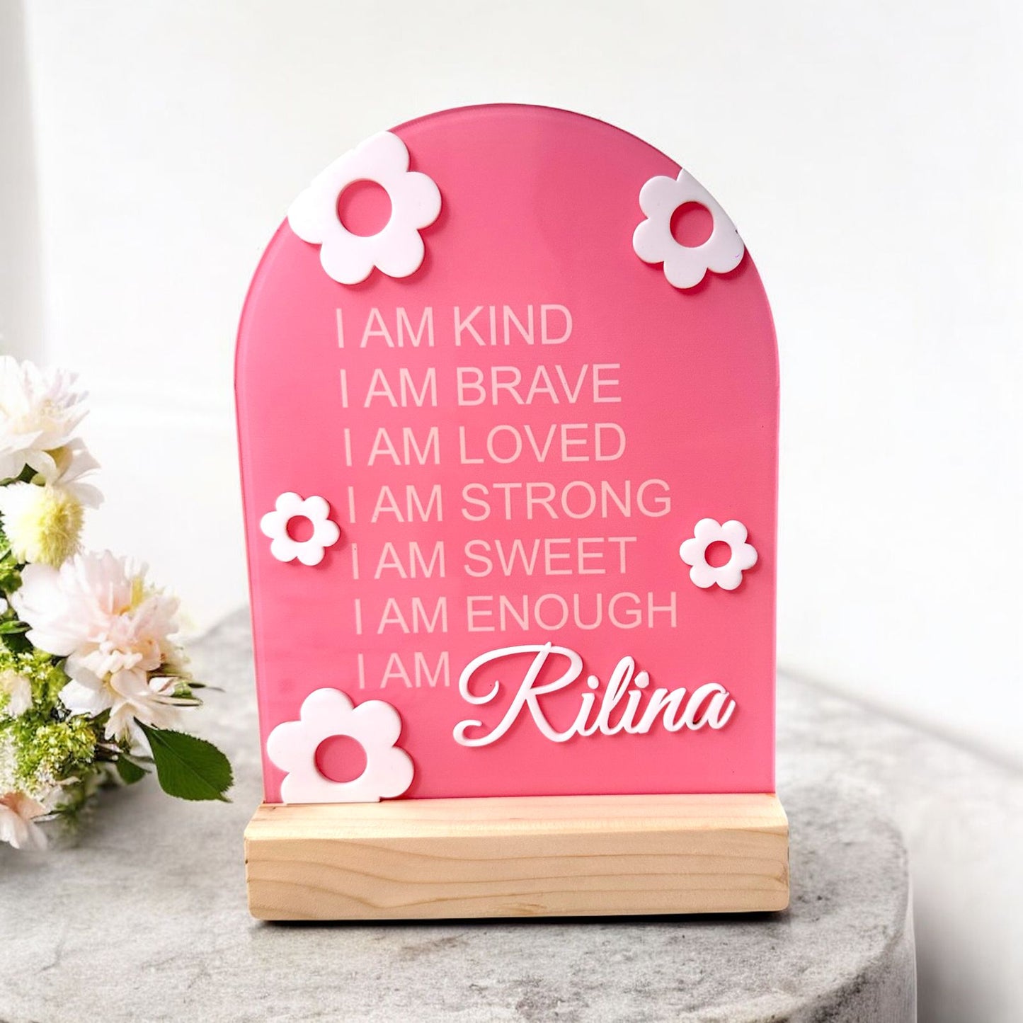 Personalized Affirmation Plaque