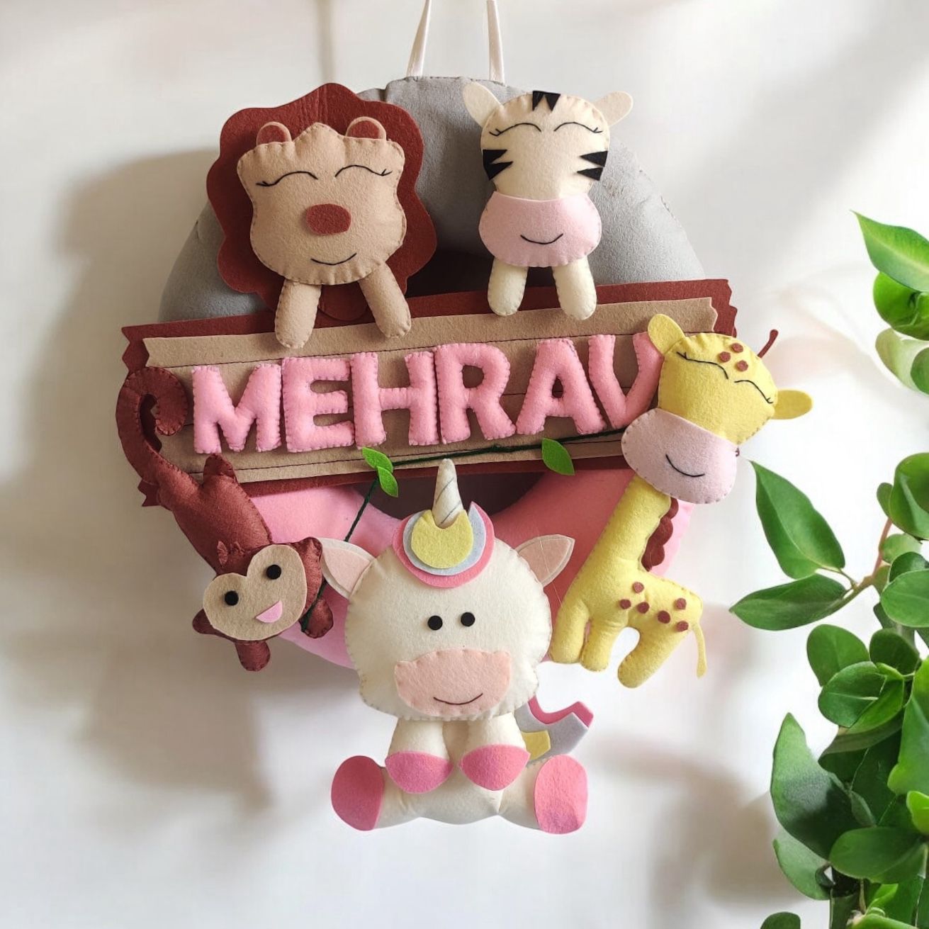 Unicorn themed Wall Hanging