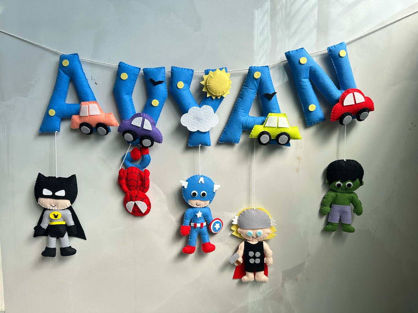 Superhero Name Bunting