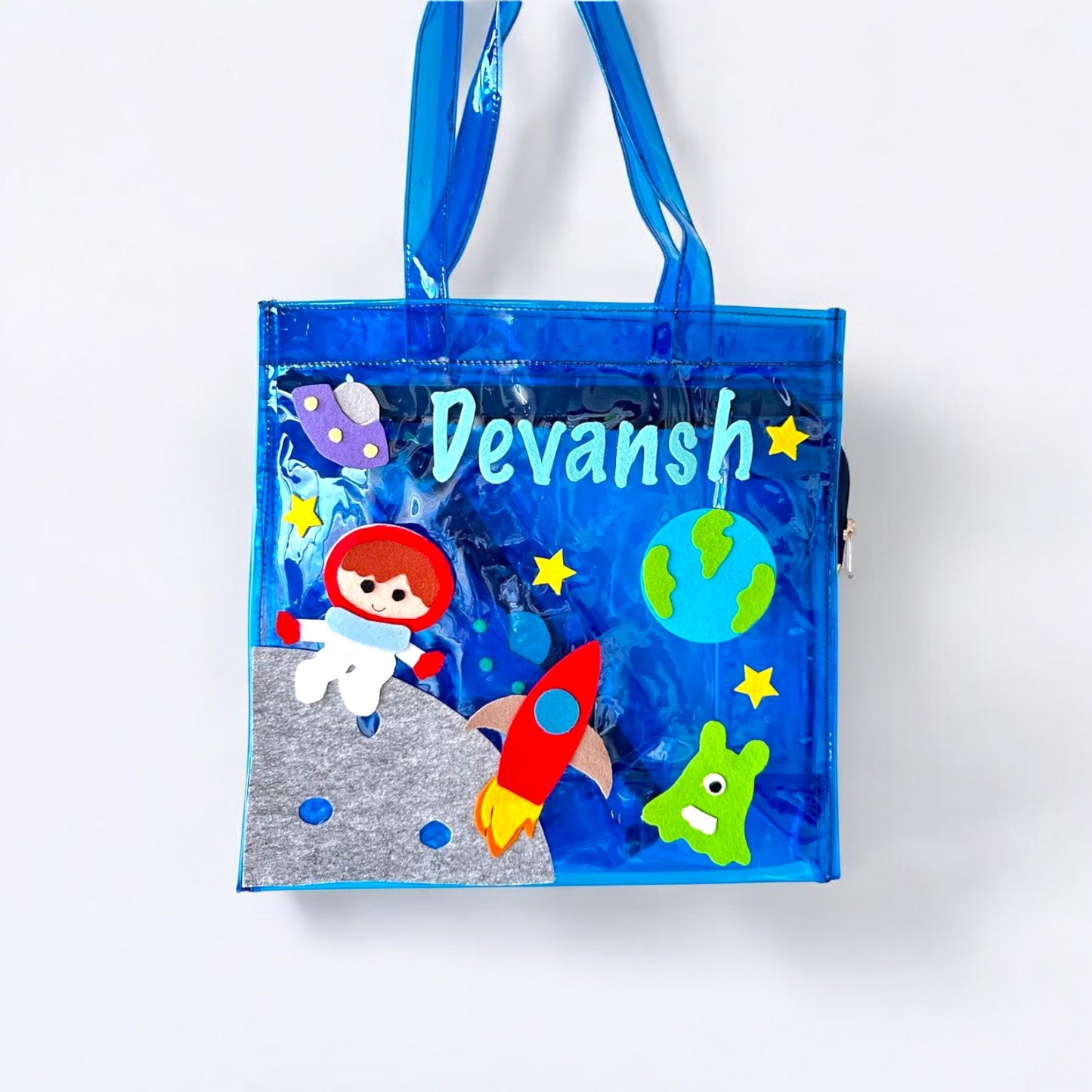 Personalized Astronaut Tote Bag