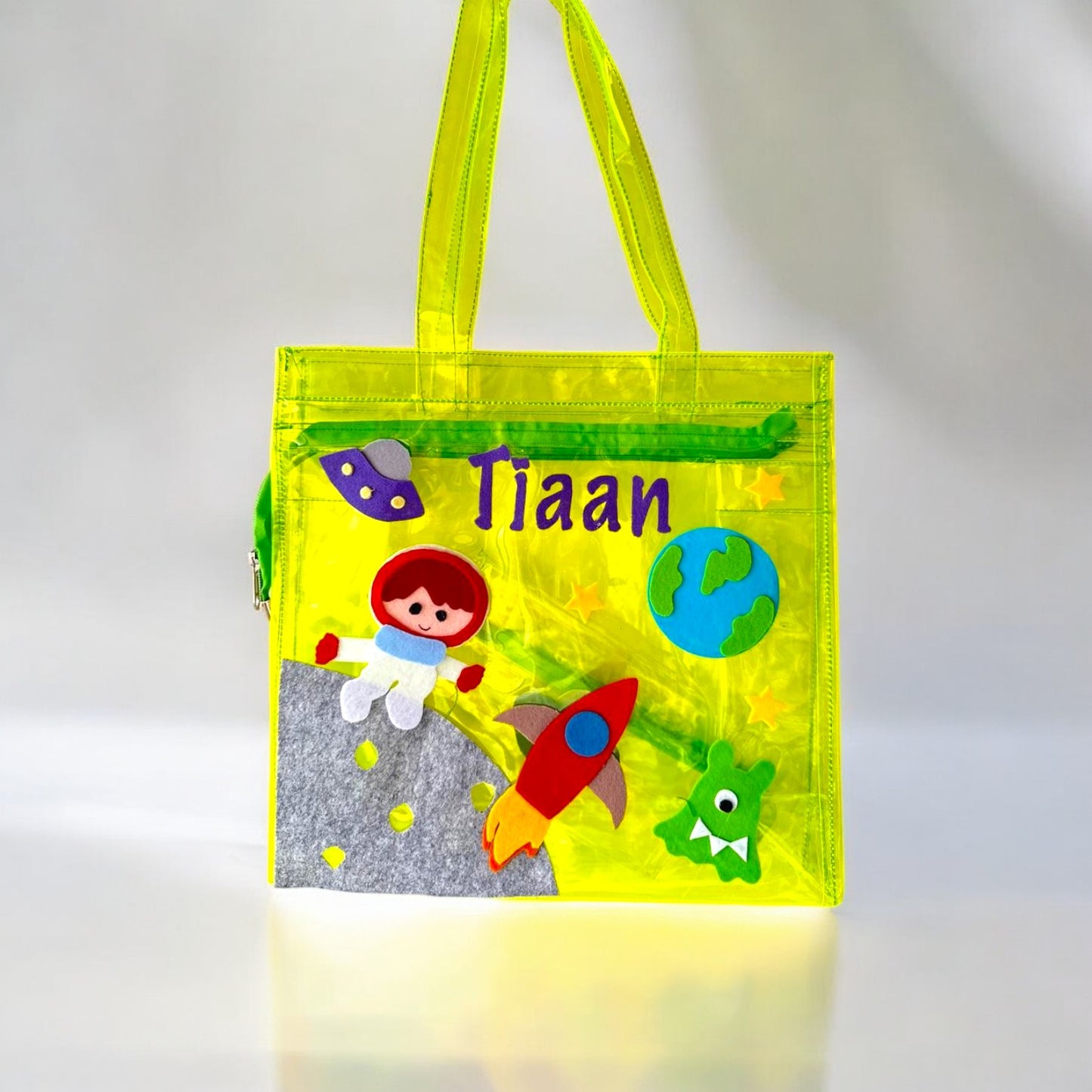 Personalize Astronaut Tote Bag