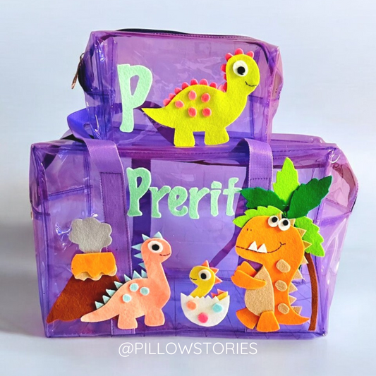 Personalized Dino Duffle Bag
