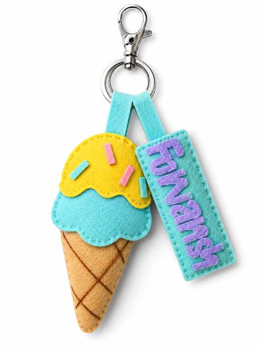 Ice Cream Bag Charm