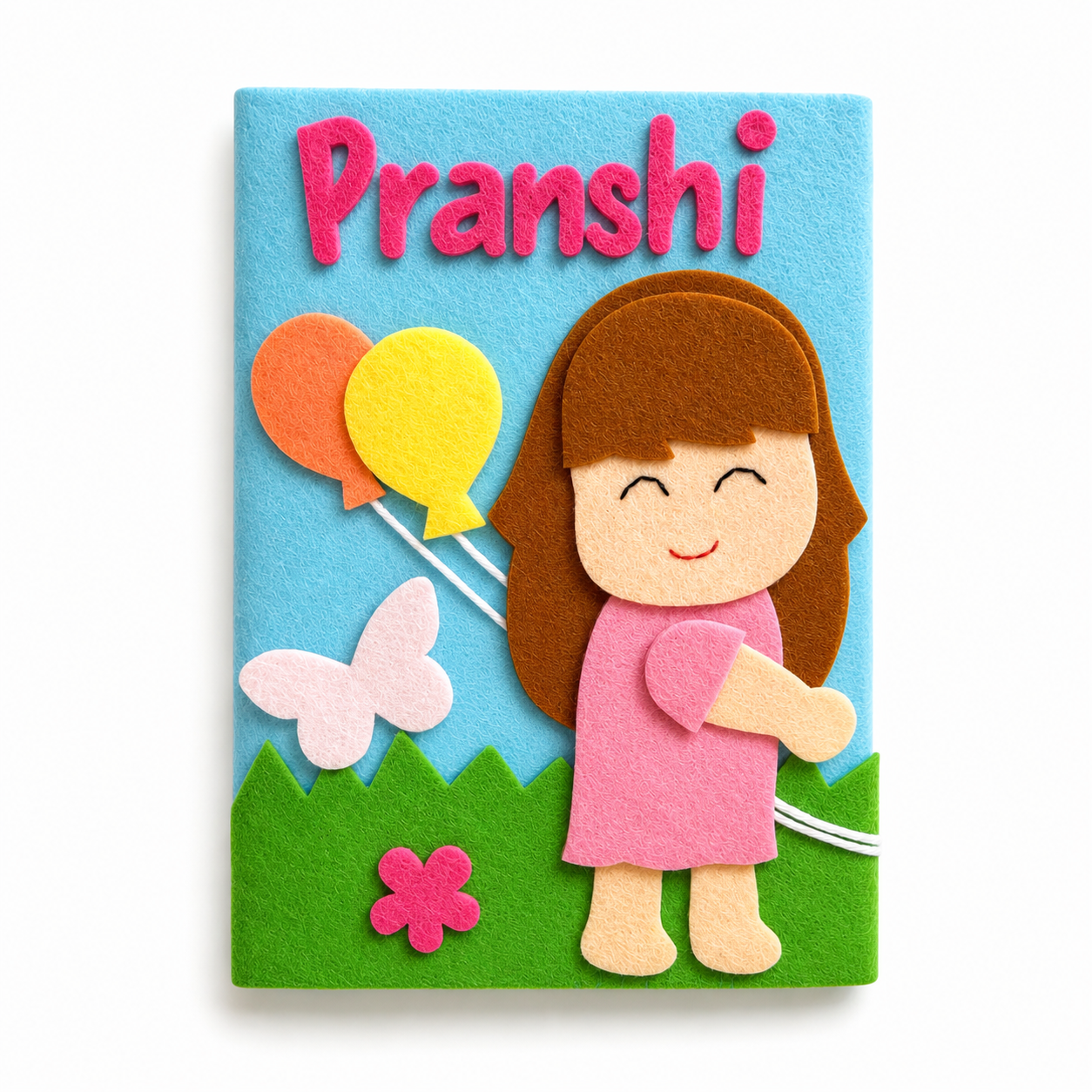 Personalised Girl with Balloon Passport