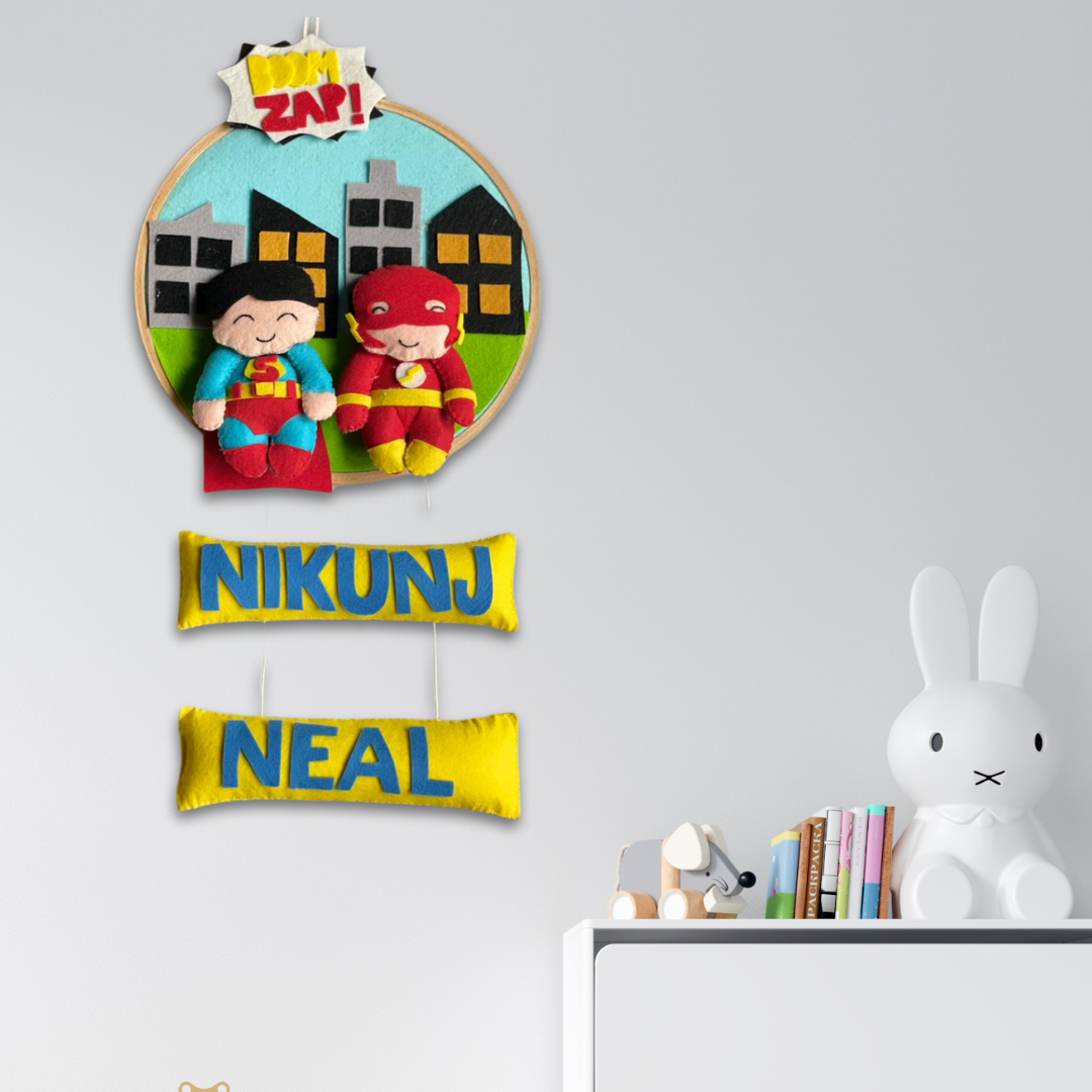 Super Sibling Squad Wall Hanging