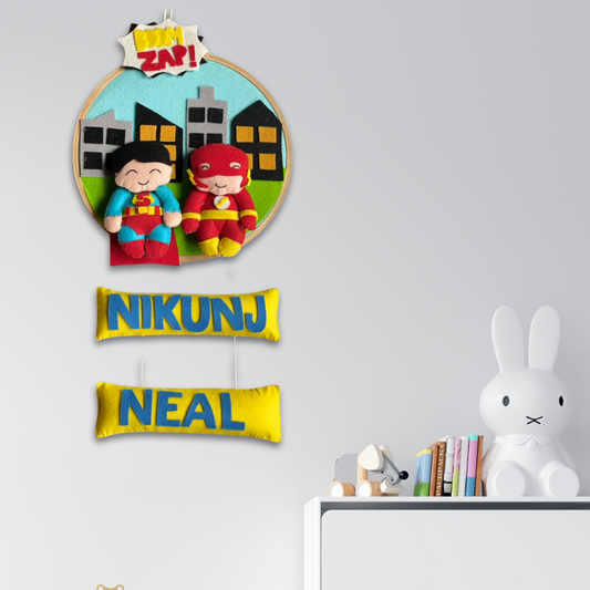 Super Sibling Squad Wall Hanging