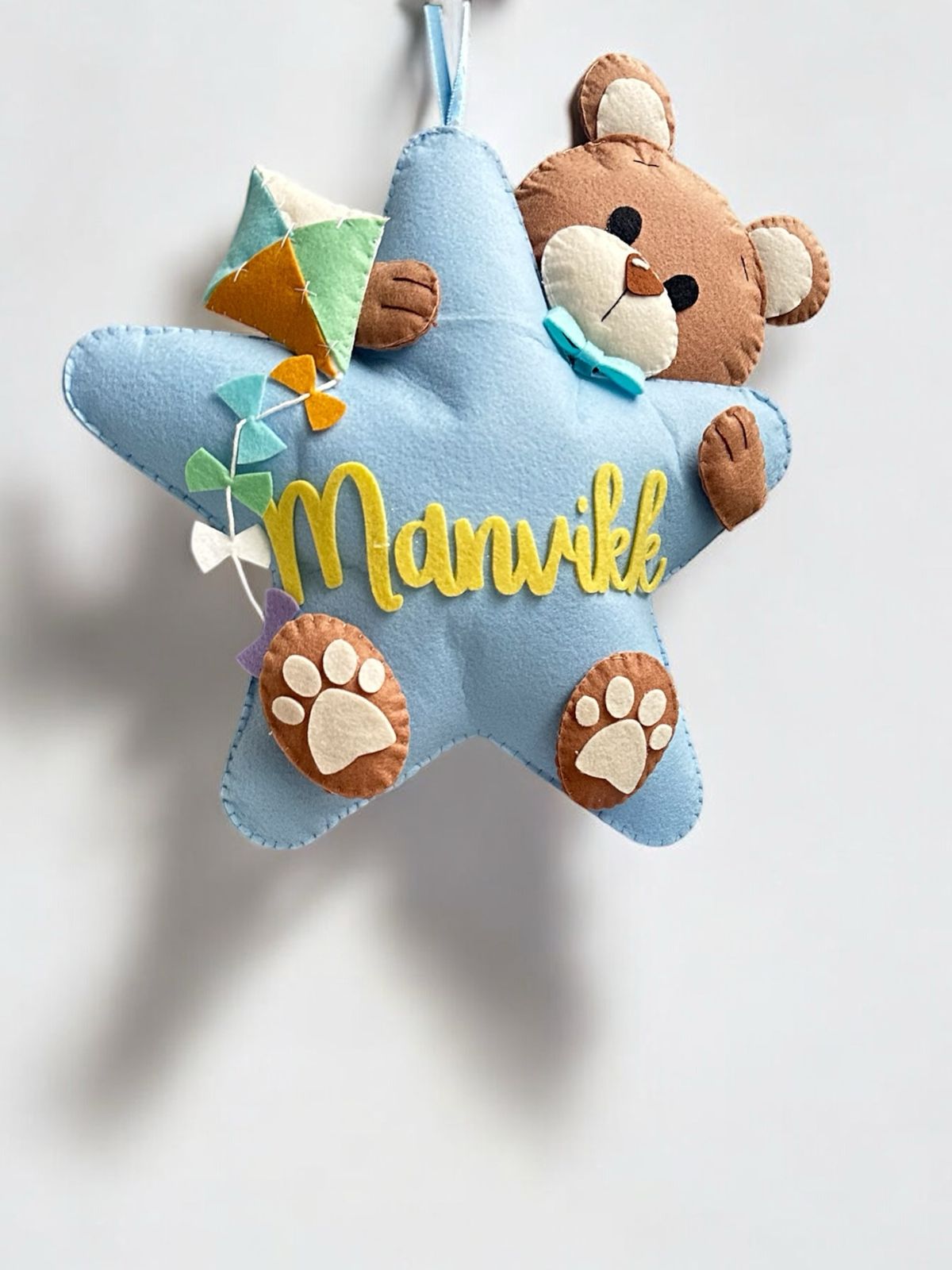Twinkle Teddy  Wall Hanging