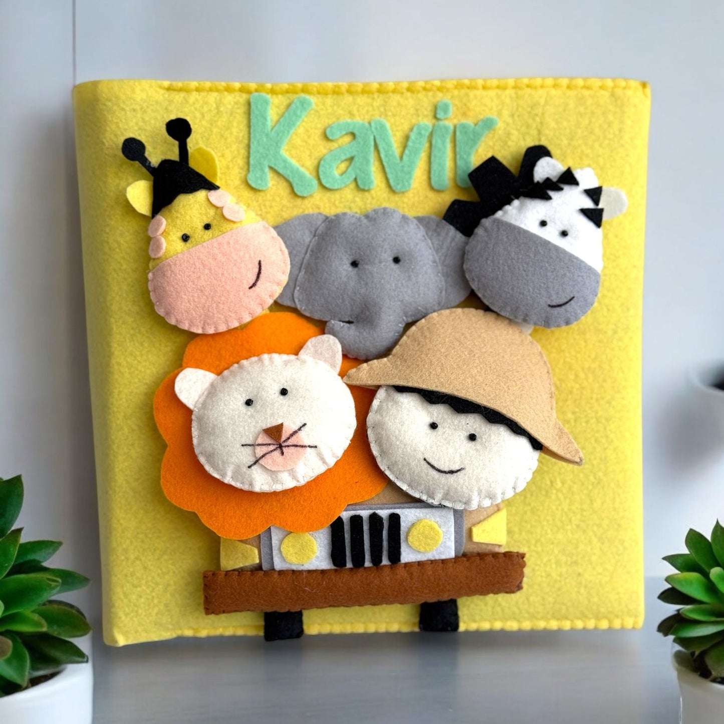 Animal Safari Personalized Photo Album