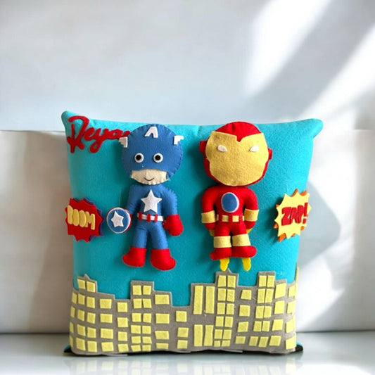 Personalized Superhero 3D Pillow
