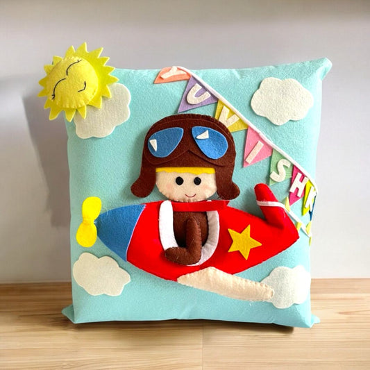 Personalized Aeroplane 3D Pillow