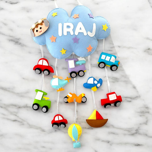 Car Cloud Wall Hanging