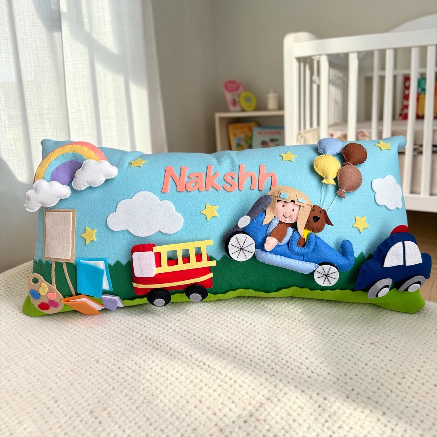 Personalized Aeroplane 3D Pillow