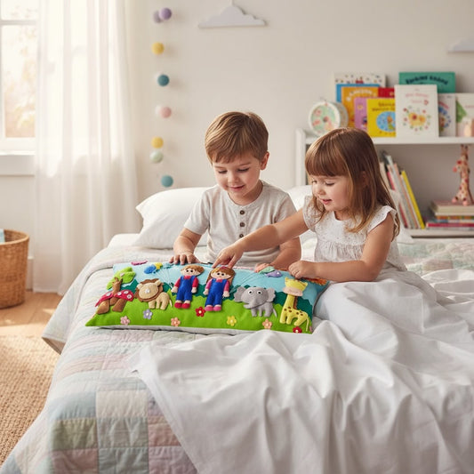 Personalized Sibling 3D Pillow