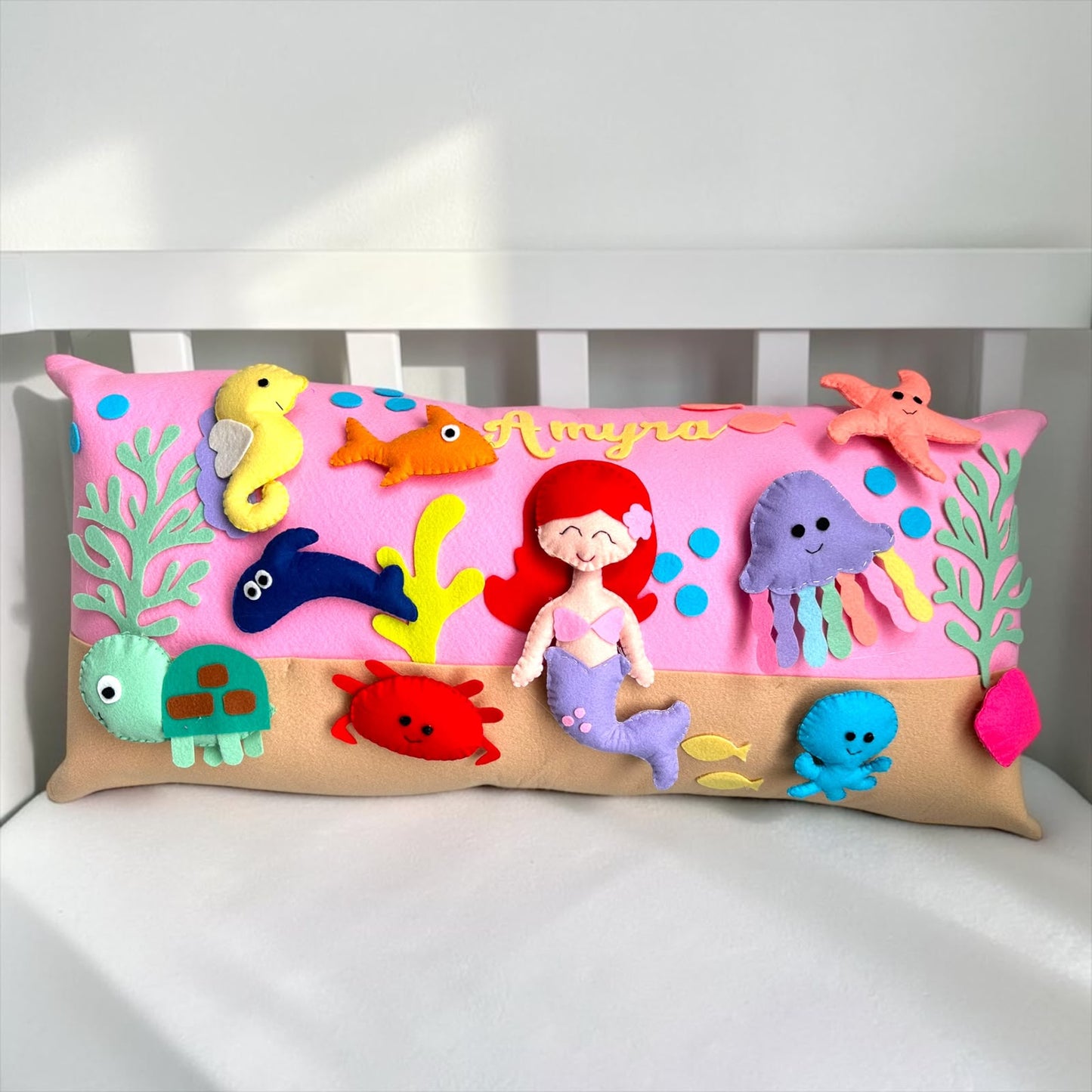Personalized Mermaid 3D Pillow