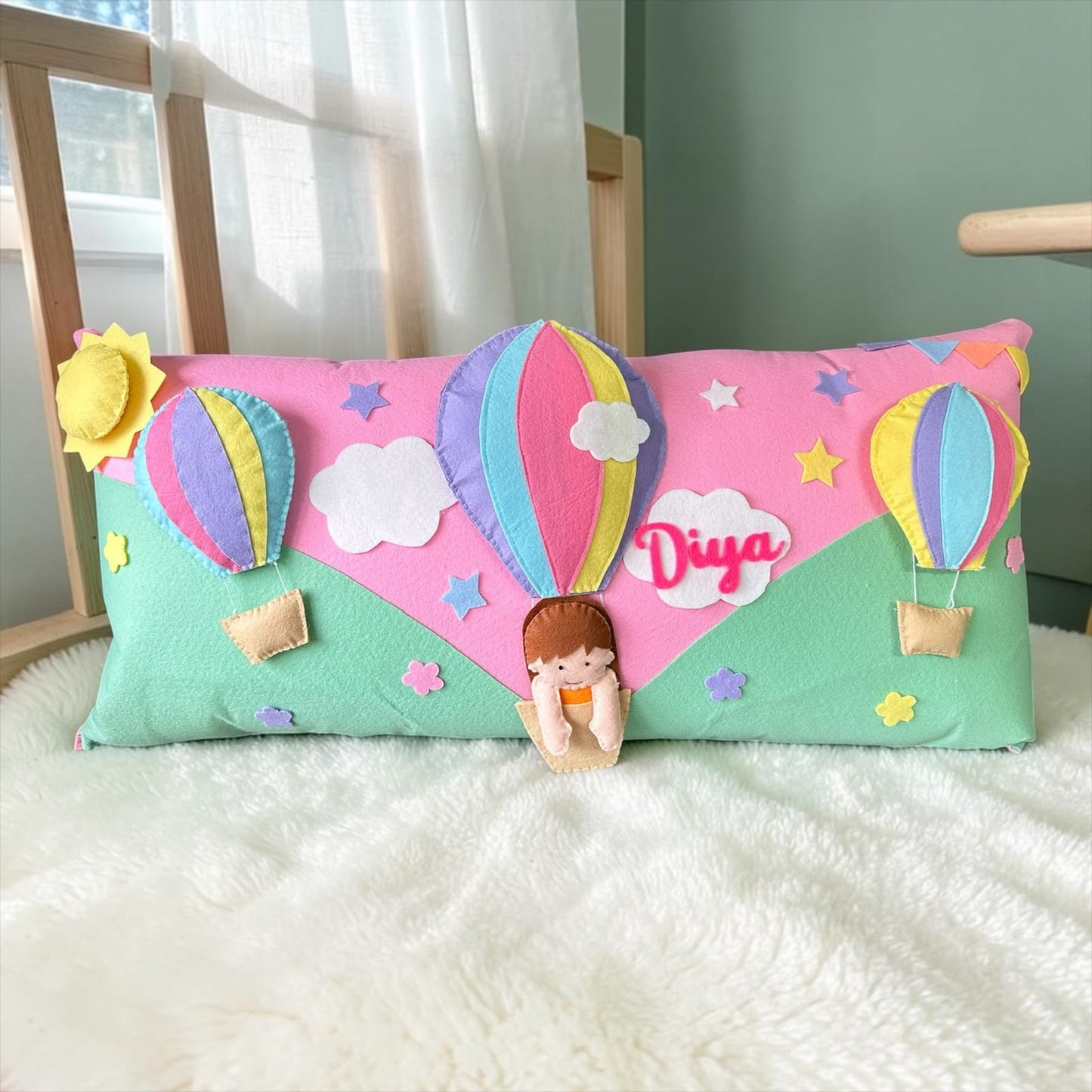 Personalized Balloon 3D Pillow