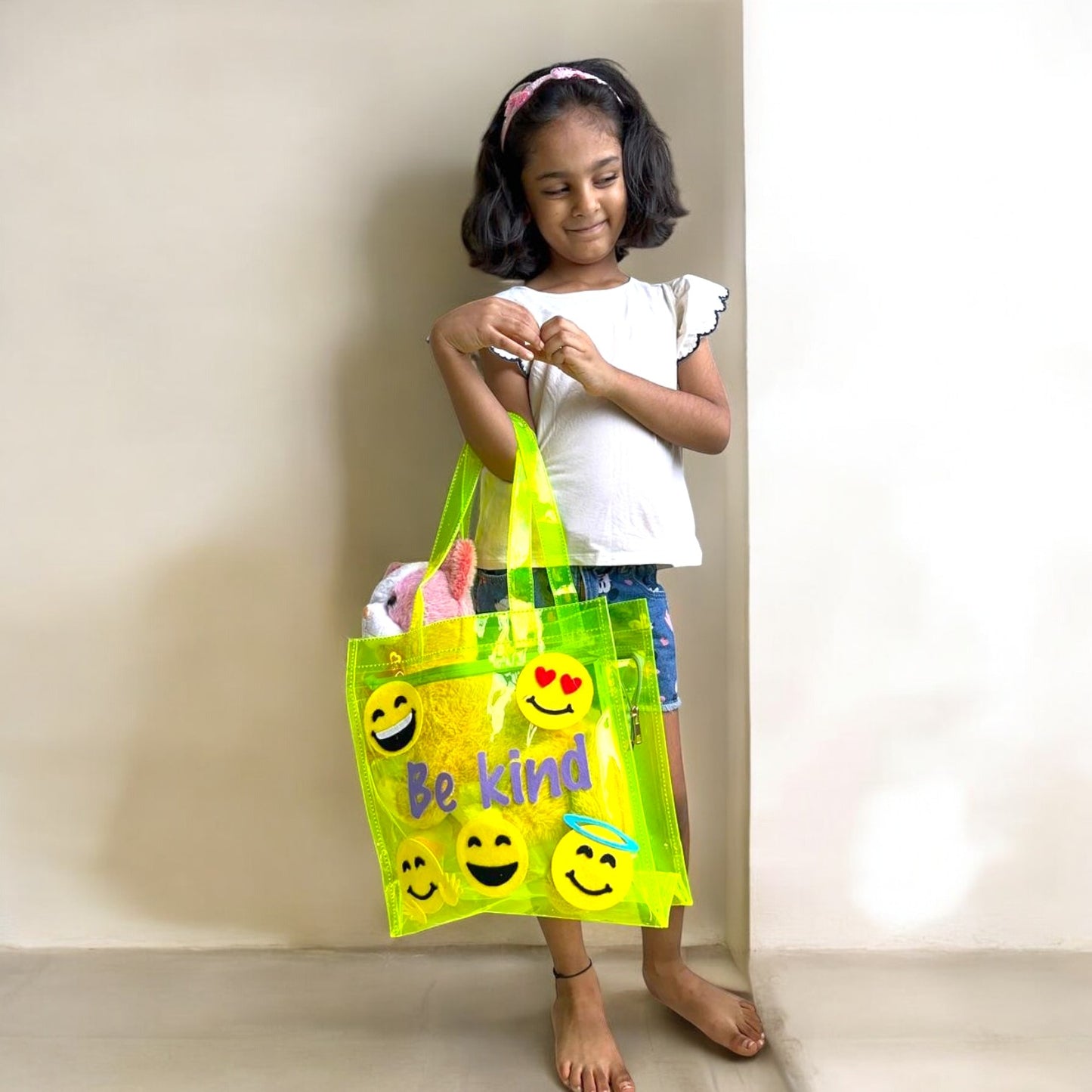 Personalized Smiley Theme Tote Bag