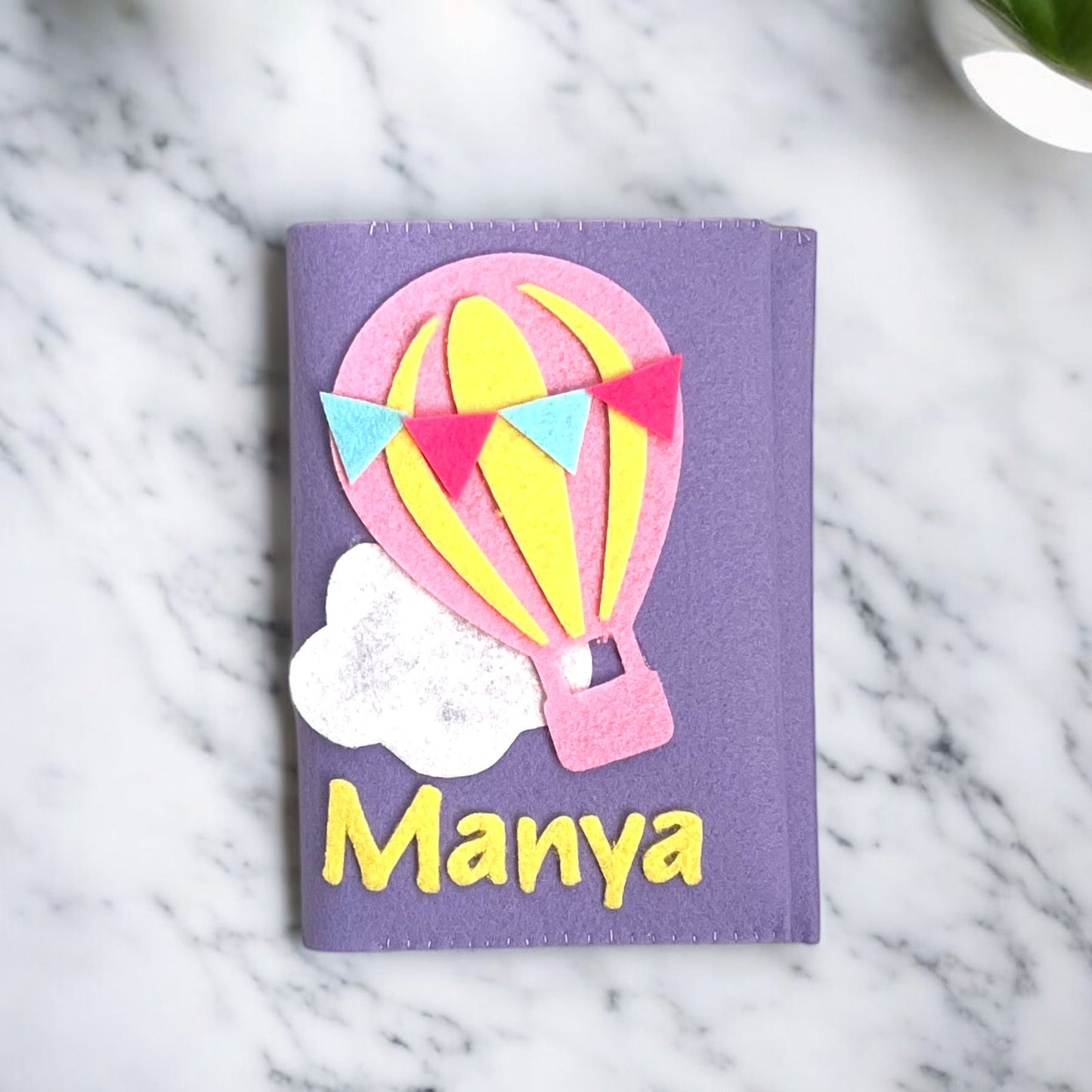 Personalized Passport Holder : Hot Air Balloon