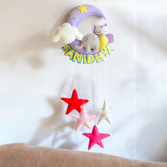 Personalized Moon Wall Hanging