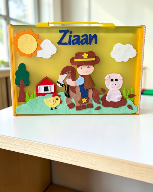 Farm Animal Expandable Folder