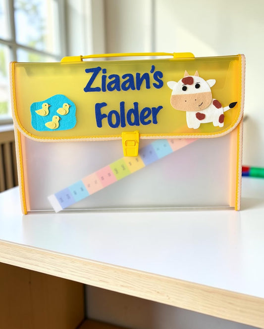 Farm Animal Expandable Folder