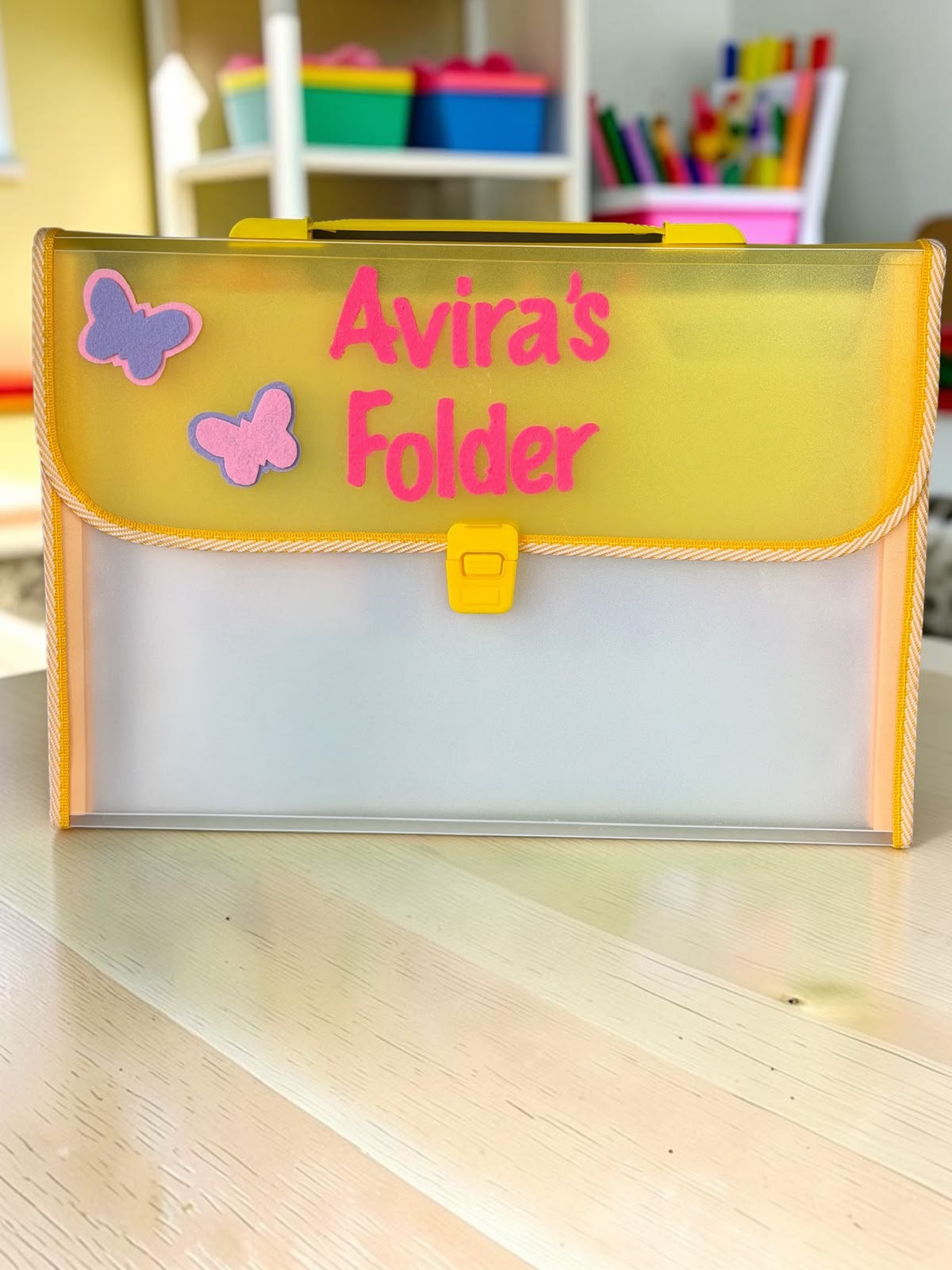 Doll-Unicorn Expandable Folder