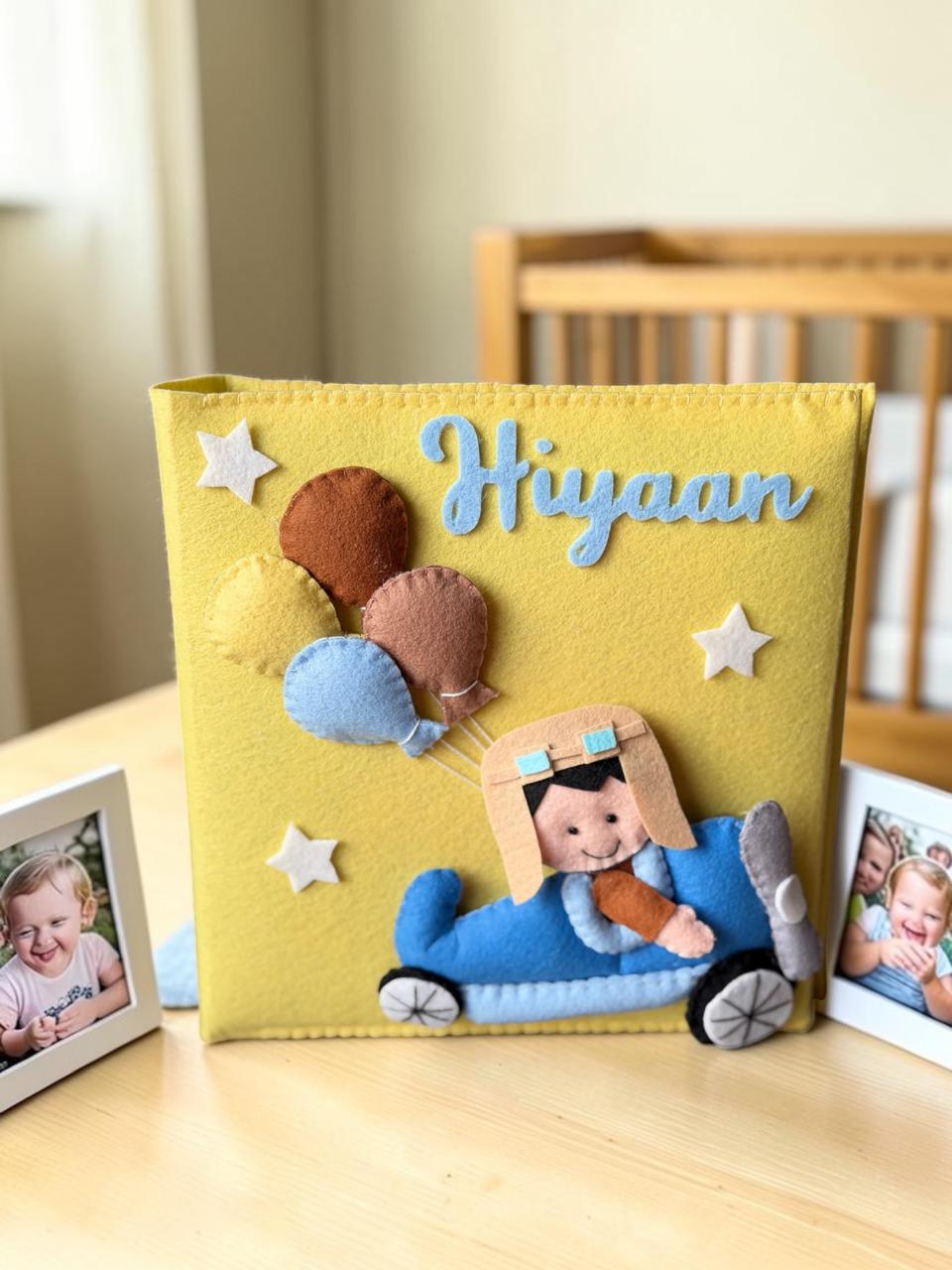 Boy In Aeroplane Photo Album