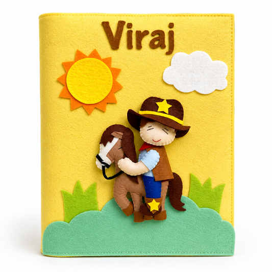 Cowboy Theme A4 Size Folder