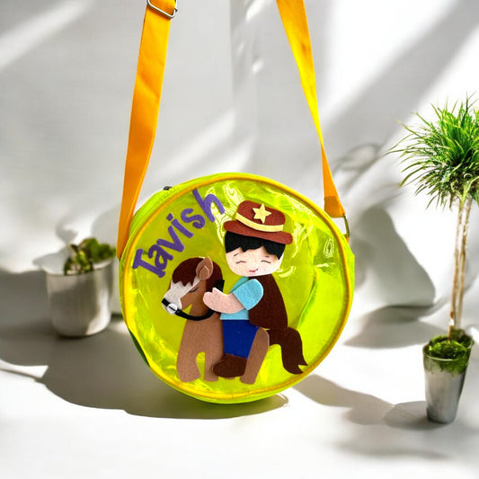 Personalized Little Horse Sling Bag